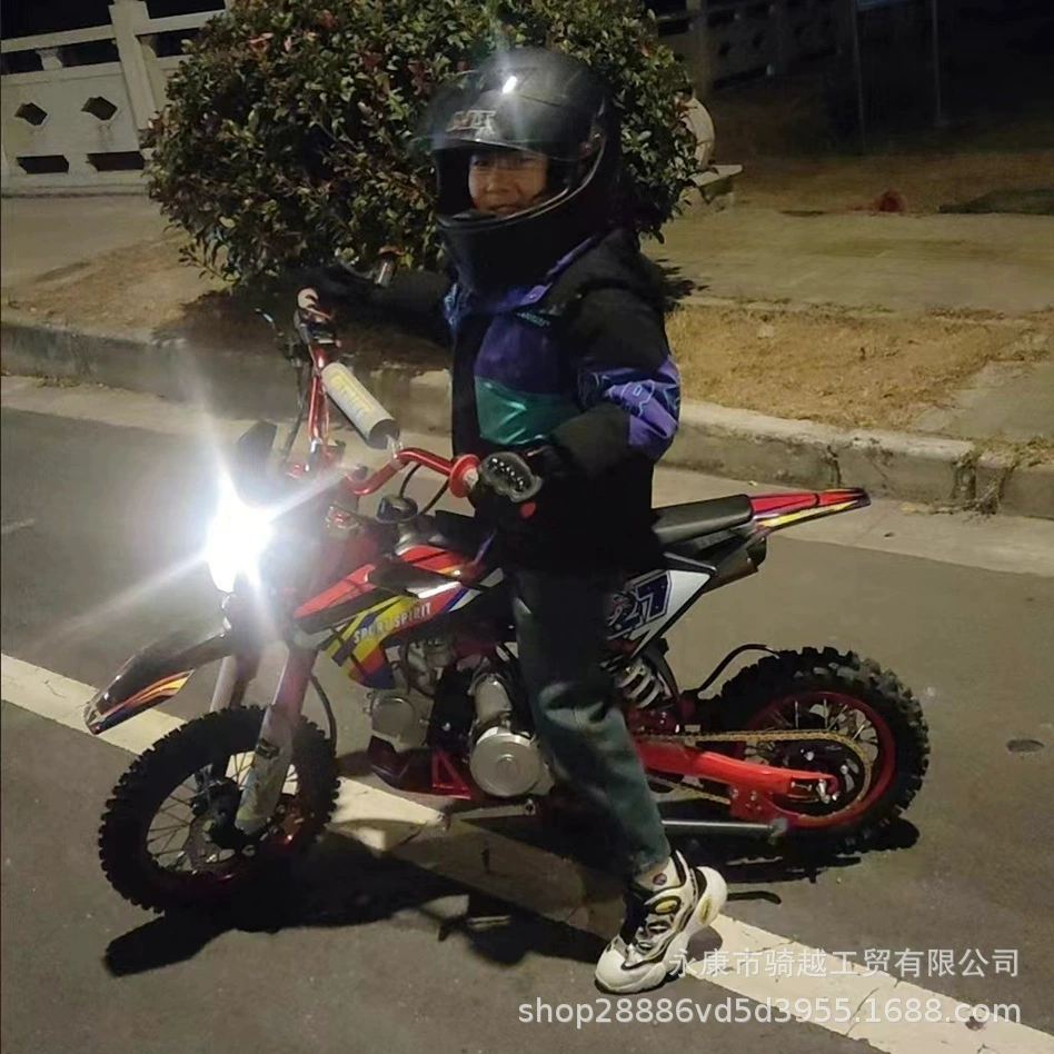 Детский и детский внедорожник двухколесный мотоцикл 110cc-125cc электрический запуск ногой автоматическая муфта