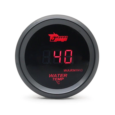 automobile instrument Digital Display 12V Red Light Car - water-temperature-meter