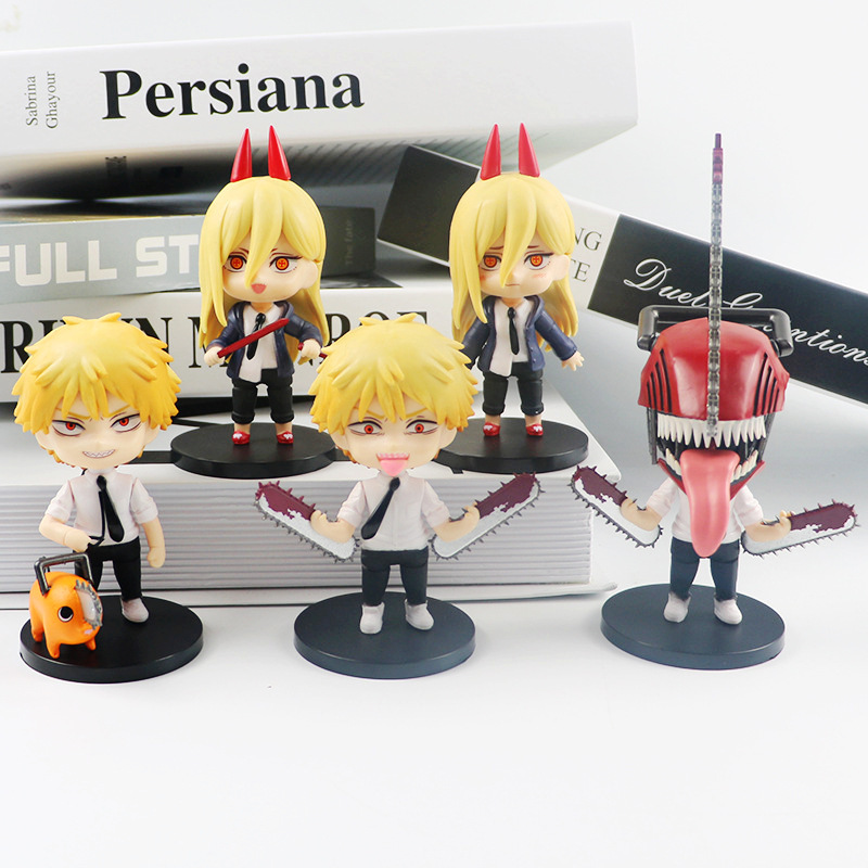 电锯人手办模型批发帕瓦恶魔人七兵卫啵奇塔扭蛋娃娃机车载小摆件