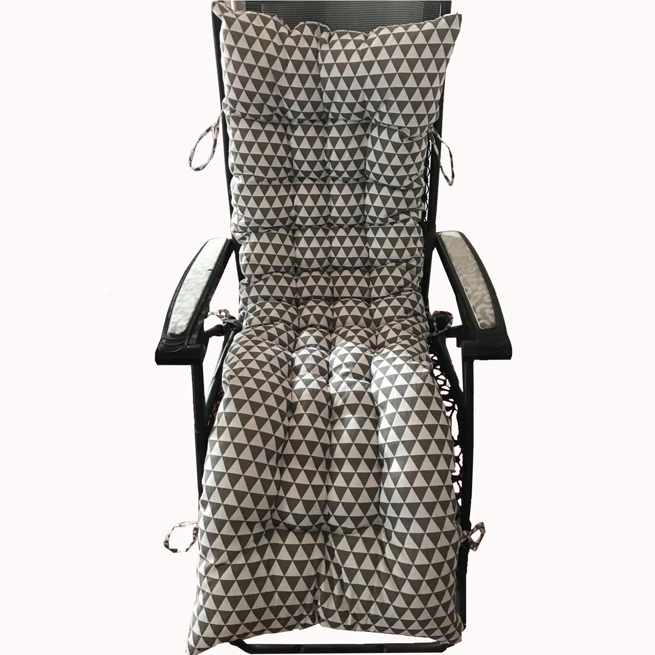 Cojín de sillón reclinable cepillado de otoño e invierno al por mayor de fábrica, cojín de silla de doble cara engrosado, cojín de silla oscilante disponible para el almuerzo