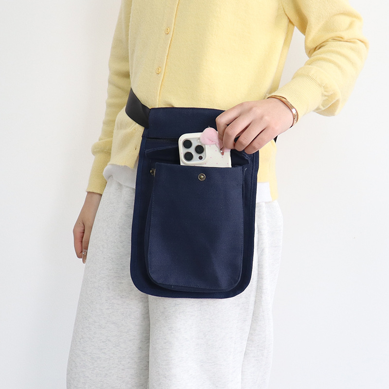 Amazon escalando y corriendo delantal diagonal de múltiples bolsillos, riñonera, cremallera resistente al desgaste, bolso de transporte multifunción transfronterizo con todo incluido