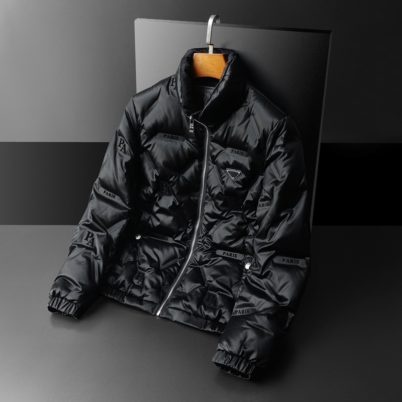 Estación Europea 2023 Invierno nuevo collar del soporte resistente al frío de los hombres abajo chaqueta caliente marca de moda más tamaño chaqueta casual ropa de hombre