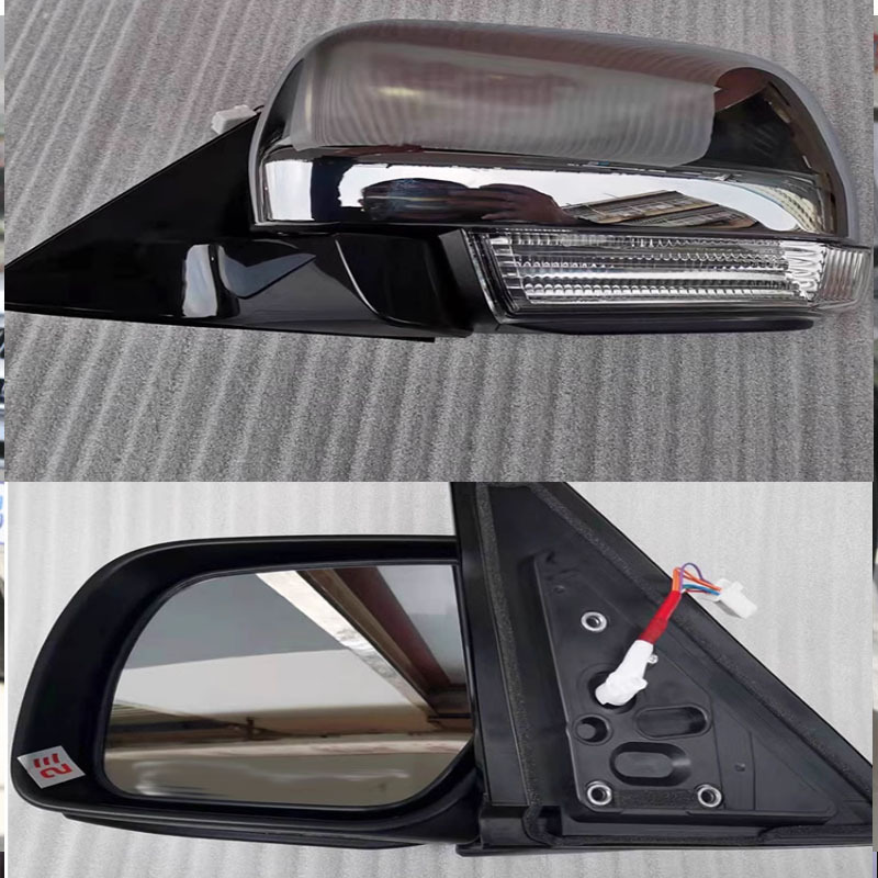 Aplicable a Mitsubishi Pajero V73V77V93V97 con luz de dirección espejo retrovisor de diez líneas calefacción plegable