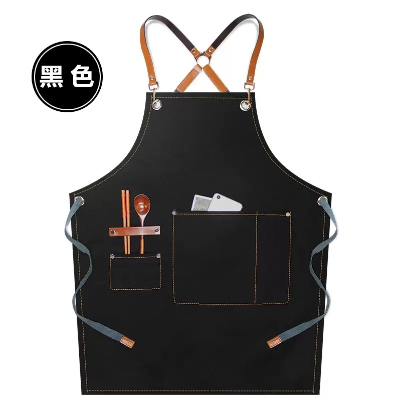 Semi-tejido medio cuero negro