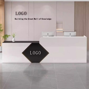 Cashier Shop Cabinet Beauty Salon Barber Shop Commercial Clothing Company Simple Training Institution Front Desk Reception Desk