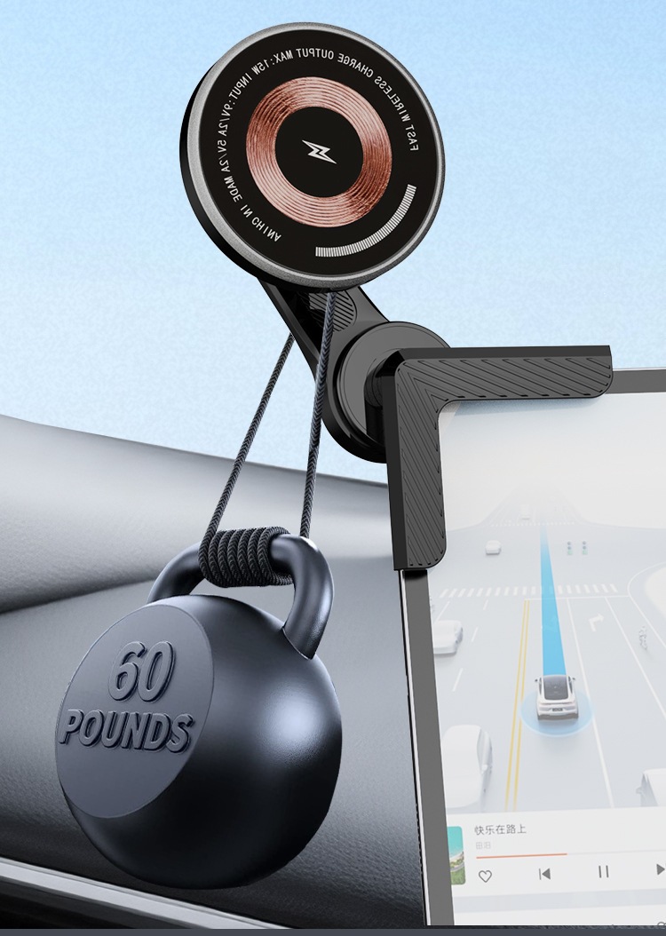 15W fast charging MagSafe magnetic car wireless charger stand, universal phone holder for air vents, in stock