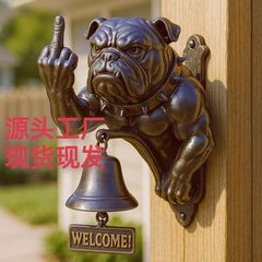 クロスボーダー新しい面白いブルドッグドアベル面白いブルドッグドアベル