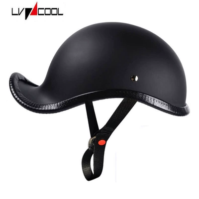Safety Helmet, Spring and Summer – Motosiklet kaskı (dəbilqə) - a-coquettish-dumb-black-pure-black-m
