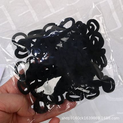 Banda de goma de bebé Corea del Sur banda de pelo de los niños anillo de toalla de color caramelo bolsa de Margarita banda de pelo OPP bolsa cuerda de pelo banda de goma al por mayor