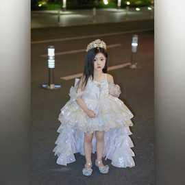 女童洛丽塔蓬蓬公主裙2025秋装儿童甜美女宝公主风连衣裙生日礼服