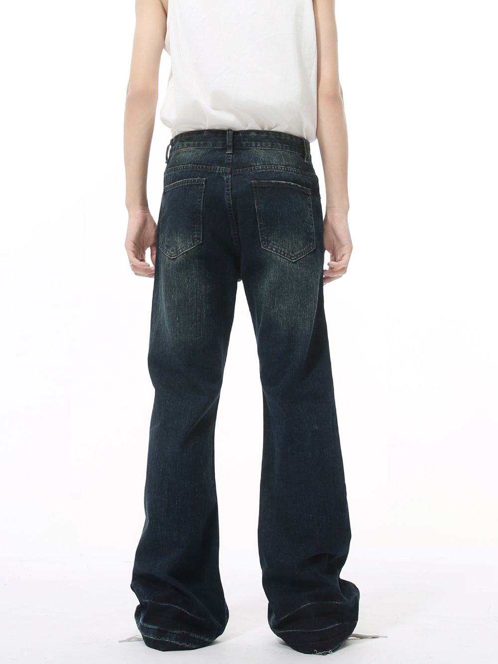 MTLCLOTHES Hombres| Nuevos productos de otoño coreanos retro delgado vibe jeans casuales