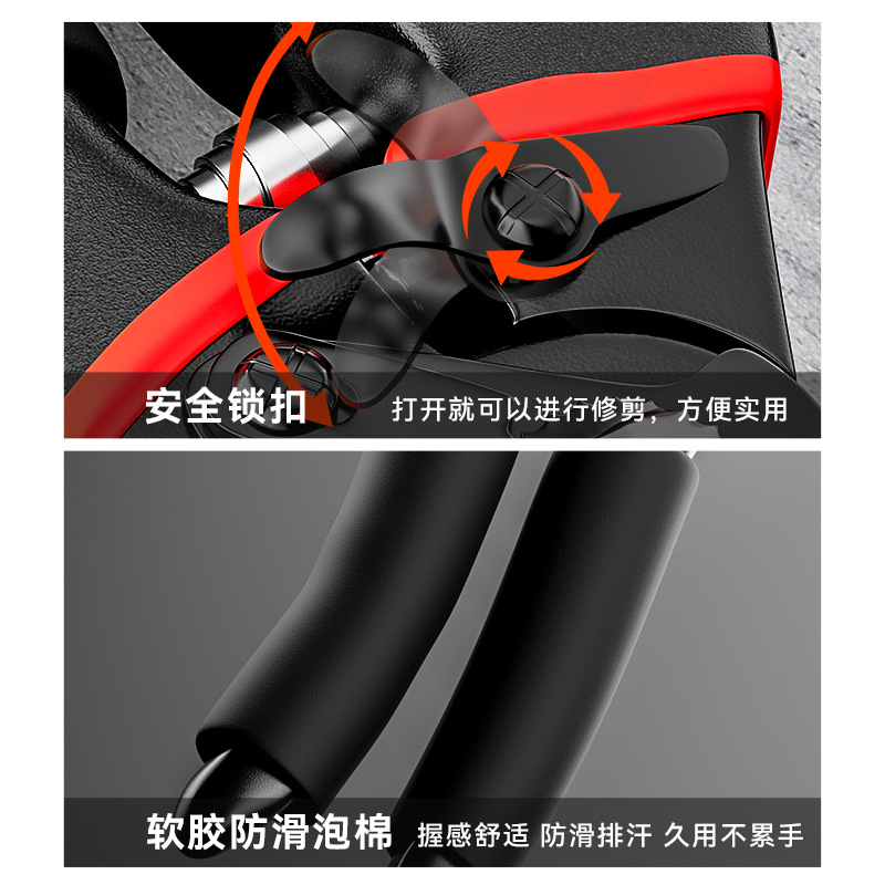 Una pieza de corte por lotes de árboles frutales, ramas gruesas y bocas grandes, tijeras de podar, tijeras de podar de jardín de jardinería de acero sk5 de estilo japonés que ahorran mano de obra