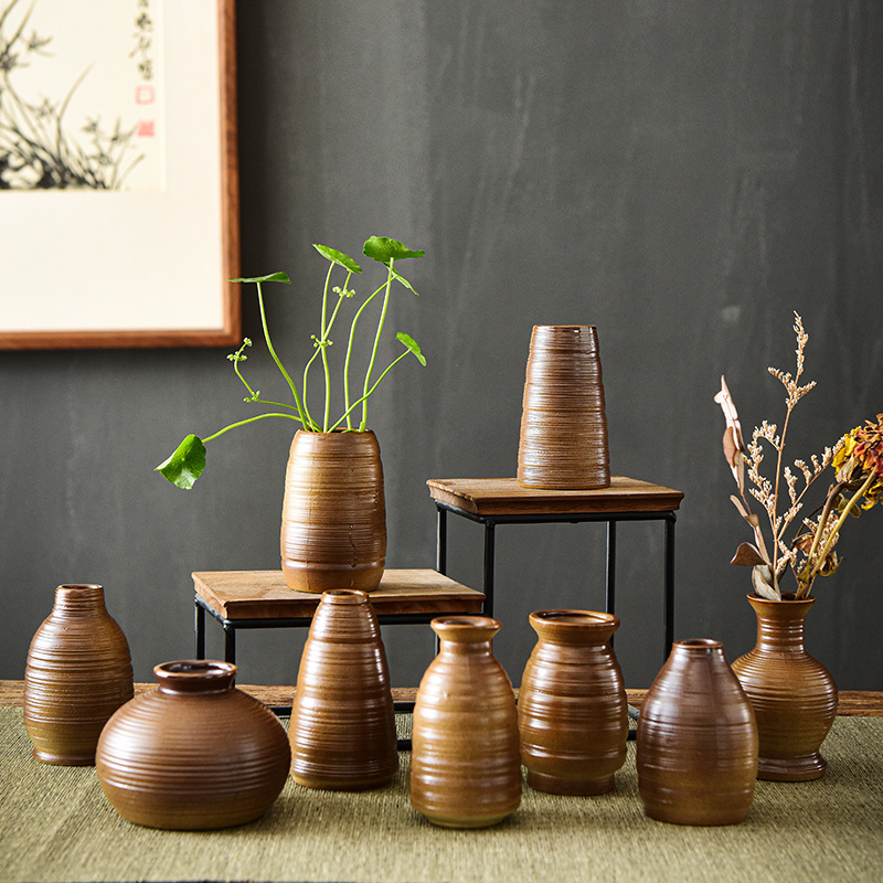 New stoneware ceramic vase small size vintage ceramic flower home elegant ceramic decoration gift New stoneware ceramic vase small size vintage ceramic flower home elegant ceramic decoration gift