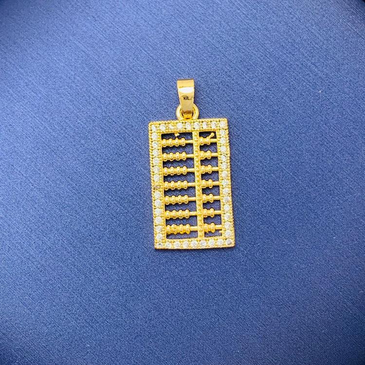 Tiktok Venta caliente colgante al por mayor auto-seleccionado 100 cobre colgante único con fuente de cadena de fábrica al por mayor sin cadena