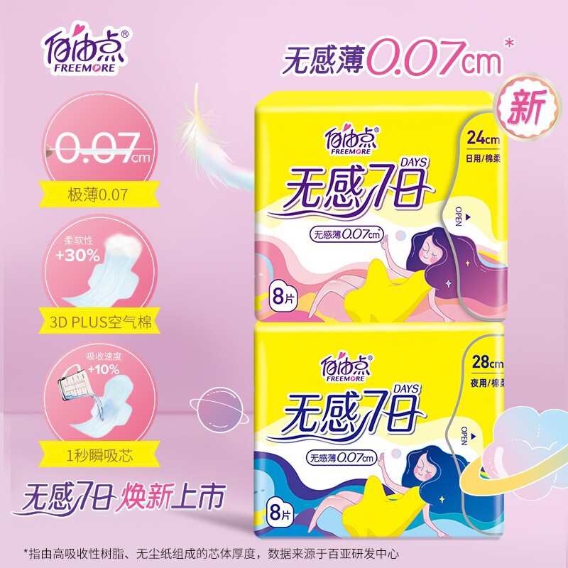 自由点無感七日の生理用ナプキンは柔らかくて爽やかで、昼も夜も超薄学生の女の子とお母さんのタオルで卸売りします。|undefined
