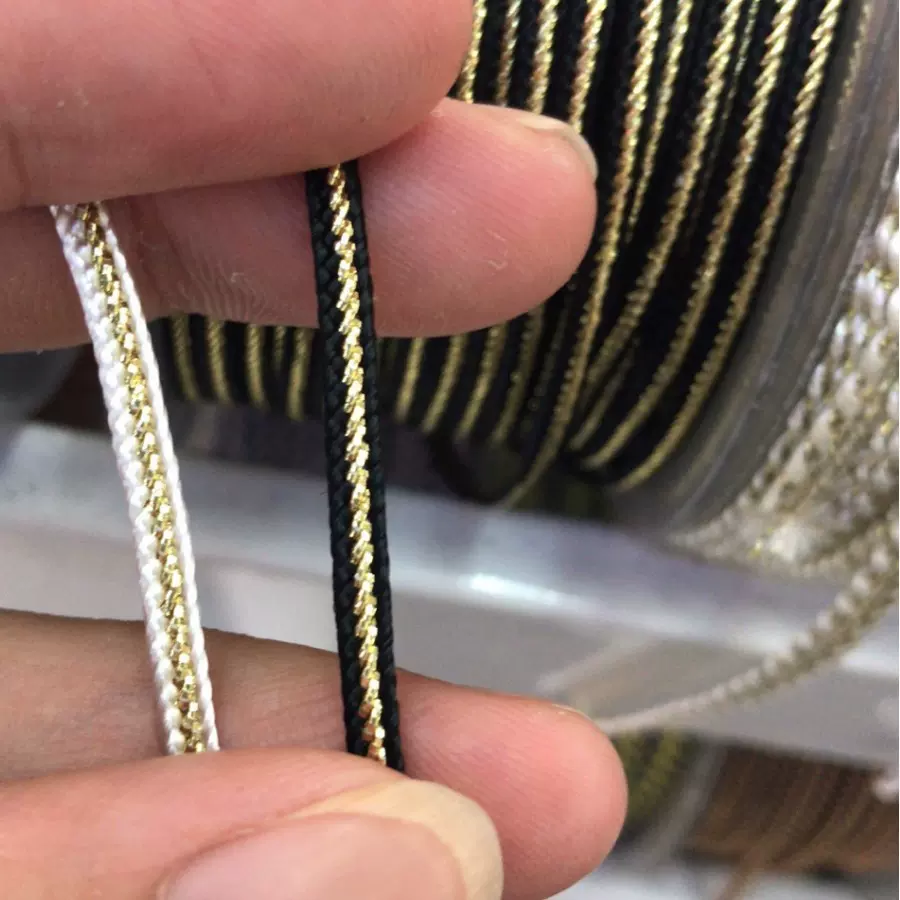 精细金银线蛇腹线特种织带洛丽塔汉服花边辅料