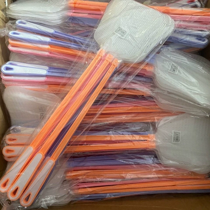 Прочная бытовая мухобойка из зрелой резины, длинная и толстая большая пластиковая мухобойка, ручная.