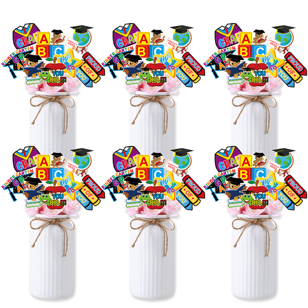 Suministro directo de fábrica de jarrón de decoración de fiesta de graduación de jardín de infantes