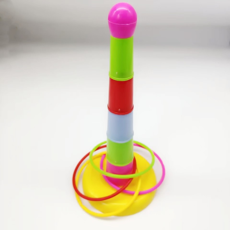 Anillo de lanzamiento para niños juguete interactivo conjunto de caja de padres e hijos juego puesto al aire libre jardín de infantes anillo educativo conjunto tienda departamental