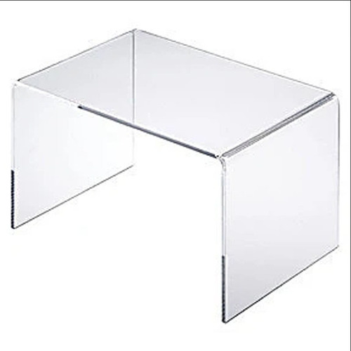 Acrylic shelf U-shaped shoe rack desktop display storage transparent elevated cosmetics display layered partition