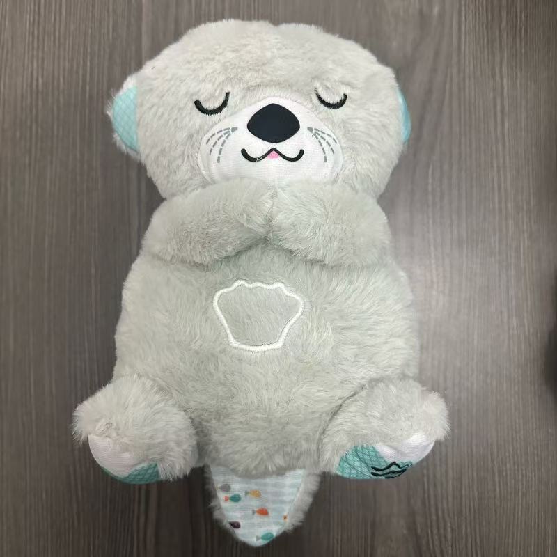 Respiración calmante Koala Bebé recién nacido Sonido y luz Muñeca calmante artefacto para dormir Educación temprana Máquina de cuentos Juguetes musicales