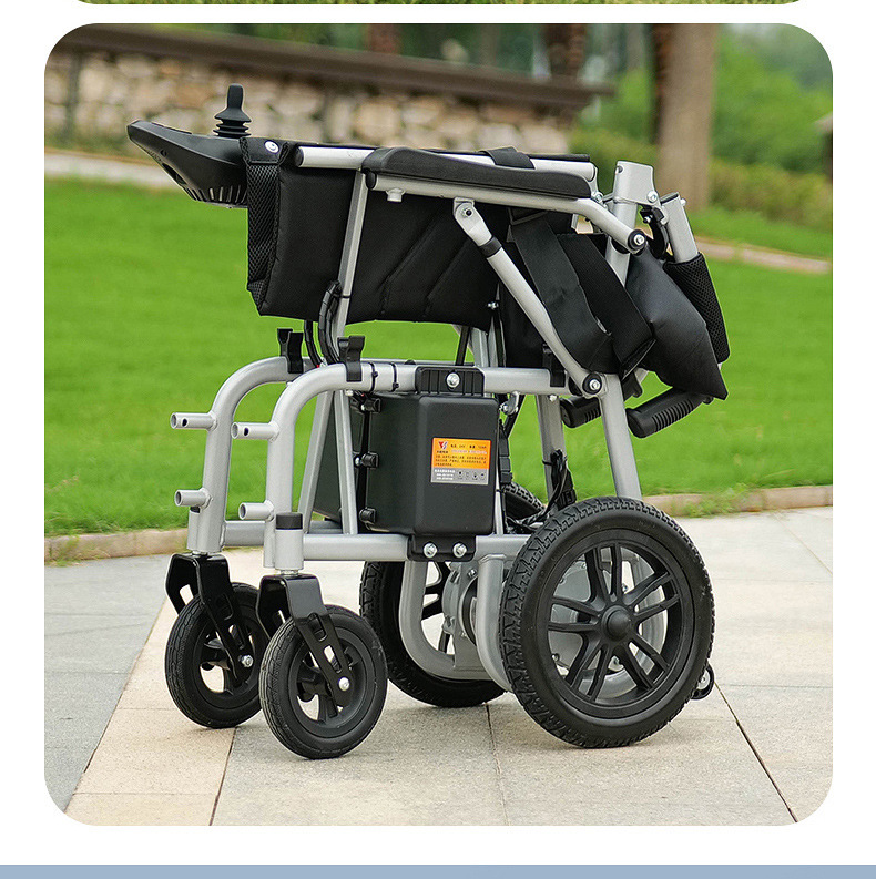 Cross-Border Fully Automatic Electric Wheelchair, Foldable and Lightweight, Four-Wheel Mobility Scooter for the Elderly and Disabled, Smart Mobility Scooter
