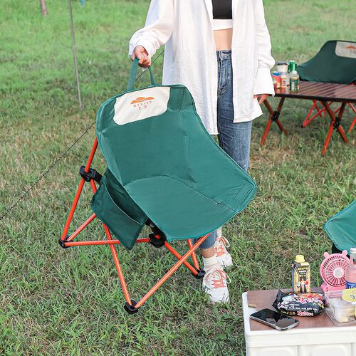 Outdoor Folding Chair Portable Fishing Bench Art Student Sketching Chair Outdoor Camping Moon Chair