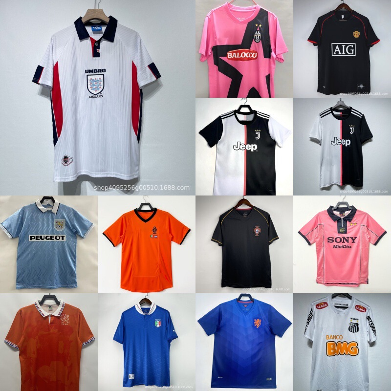 Football Uniforms Retro Classic Dutch Juventus Manchester United Jerseys Wholesale Various Logos Star Numbers Sportswear Football Uniforms Retro Classic Dutch Juventus Manchester United Jerseys Wholesale Various Logos Star Numbers Sportswear