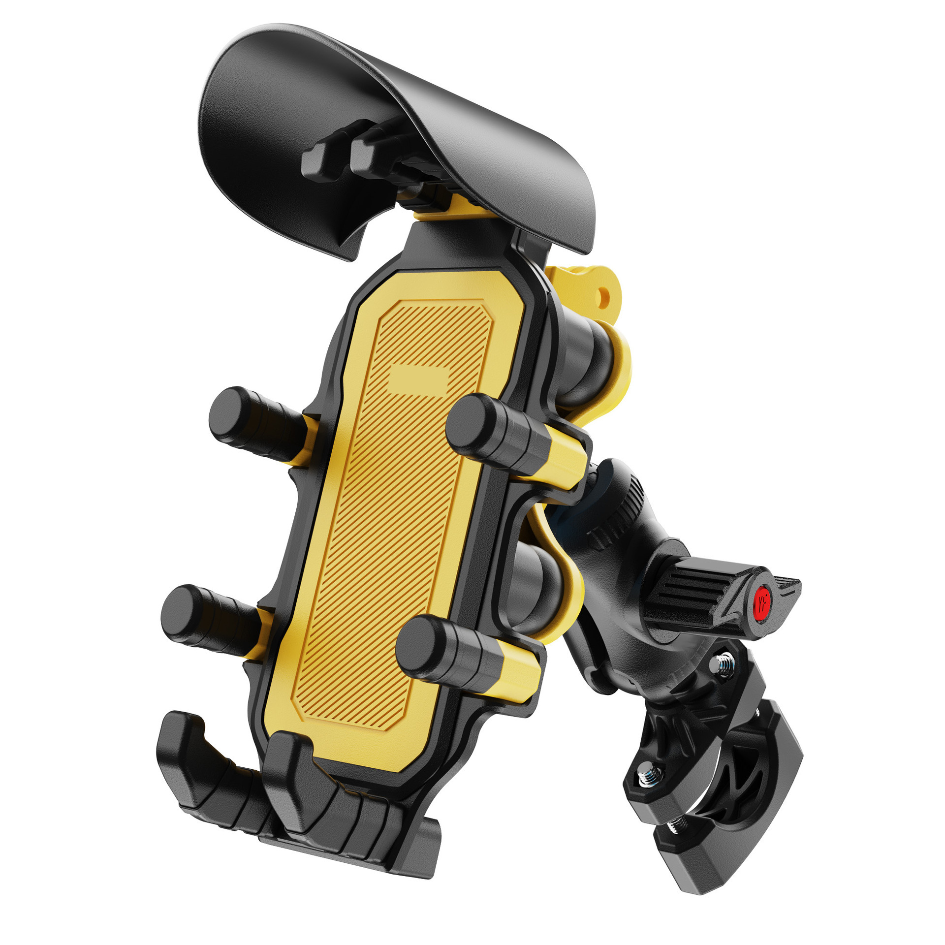 KT-315 노란색과 검정색 핸들바 스타일(선바이저 포함)