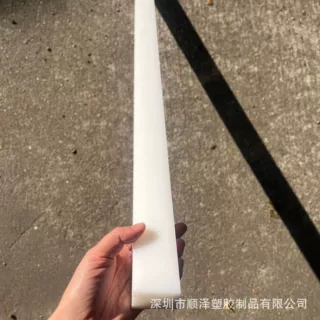 白色尼龙长条耐磨塑料黑蓝绿色PE方条pa方条hdpe聚乙烯细压条加工