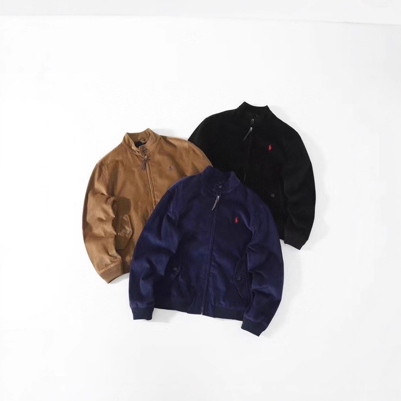 Cross-Border High-End Best-Selling Ralph Lauren Vintage Corduroy Jacket for Men and Women