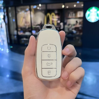 Key Cover Tiggo 8Pro Car key bag - type-c-white-key-cover