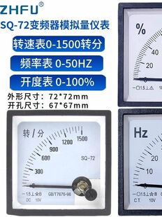 SQ-72ָ�ʽֱ���D�ٱ�1500�D���l�ʱ�50HZ/10V�_�ȱ�4-20mA
