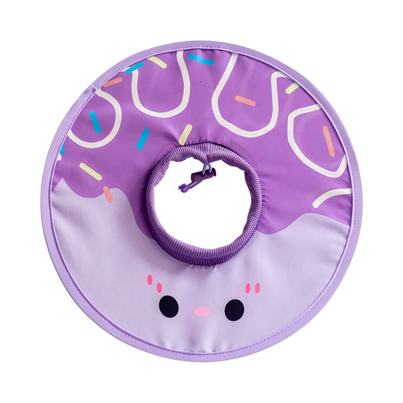 Elizabeth Ring Suave e impermeable, ajustable, anti-mordedura, anti-lamido, profundización del cuello, esterilización de perros y gatos, capucha trasera