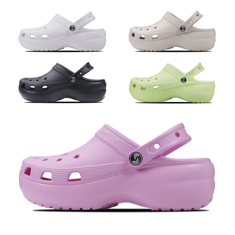 2026 New Cross-Border Unbranded Cloud Hole Shoes for Women, Non-Slip and Wear-Resistant Beach Shoes, Sports Outdoor Casual Sandals