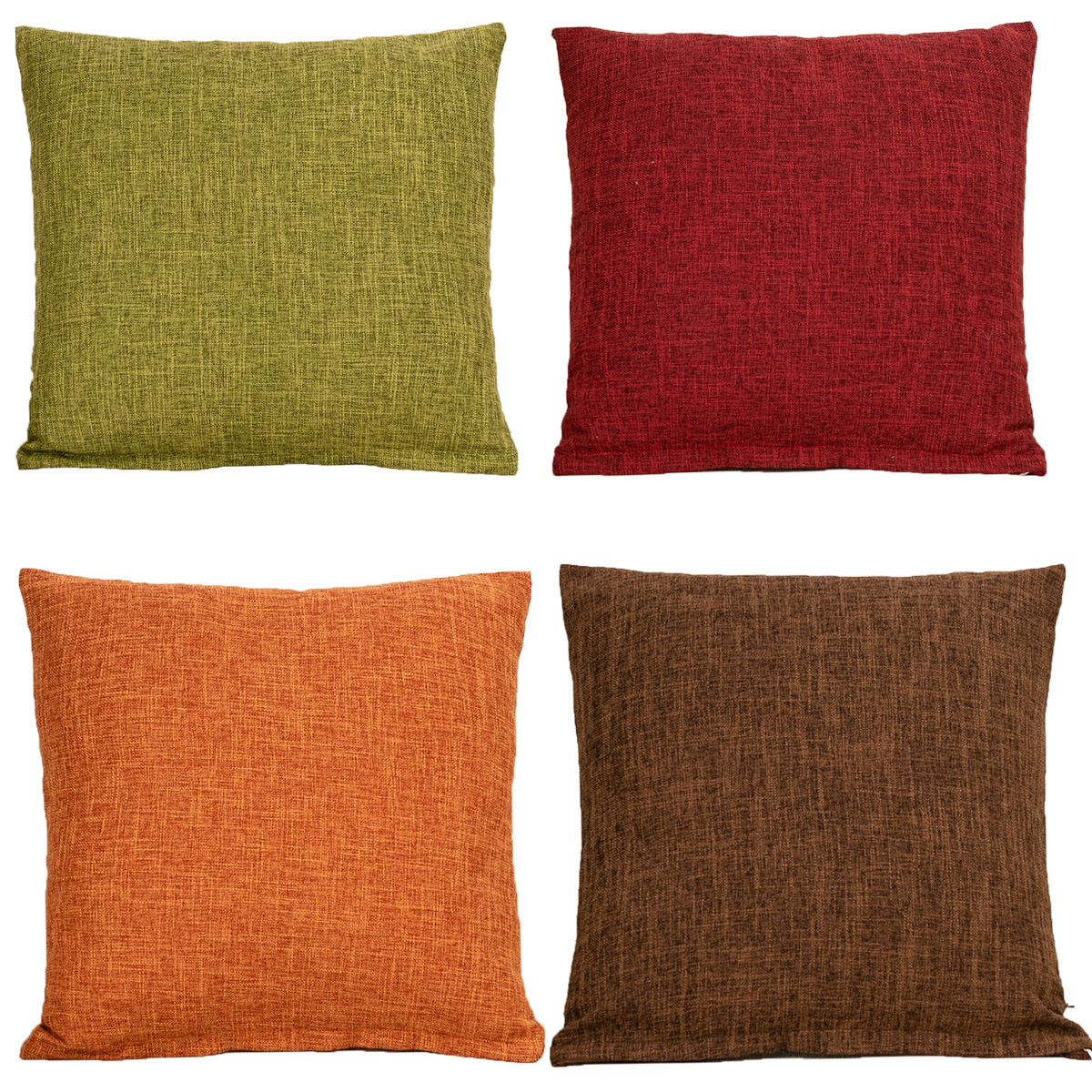 Home textile and household products solid color square cushion cover with pillowcase_voghion.com