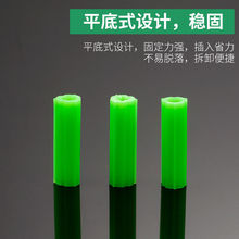 加厚料塑料膨胀管6mm8mm绿色盒装胀塞螺丝墙塞6厘8胶塞胶粒