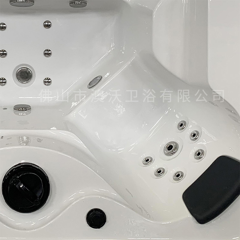 4-Persona al aire libre bañera JACUZZI spa cilindro surf masaje temperatura constante calefacción acrílico piscina grande bañera