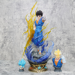 ドラゴンボール雲起シリーズ雲起ベルギット三頭彫刻究極戦士フィギュア彫像プレゼント