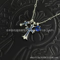 Square Sugar - Silver with Blue Diamonds