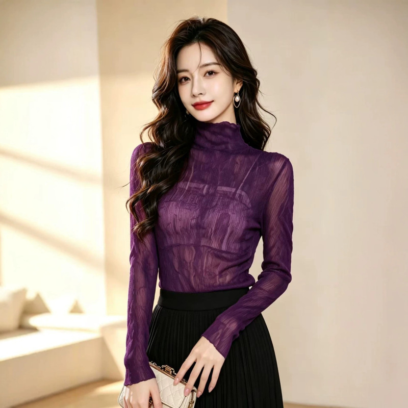 Miyake Pleated Pressed Pleated Base Shirt for Women, Summer Mature Style, Slim Fit, Versatile, Workwear, Summer High-End Top Miyake Pleated Pressed Pleated Base Shirt for Women, Summer Mature Style, Slim Fit, Versatile, Workwear, Summer High-End Top