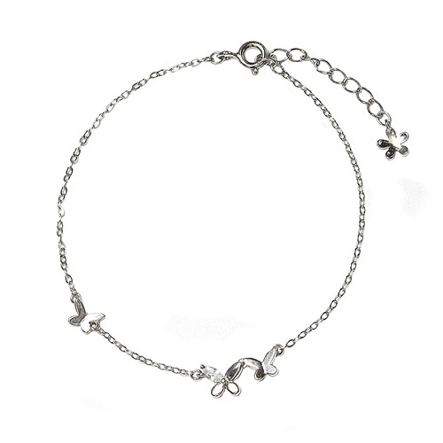 S925 Pure Silver Butterfly Bracelet  New Arrival Light Luxury Unique Design High-end Friendship Accessory