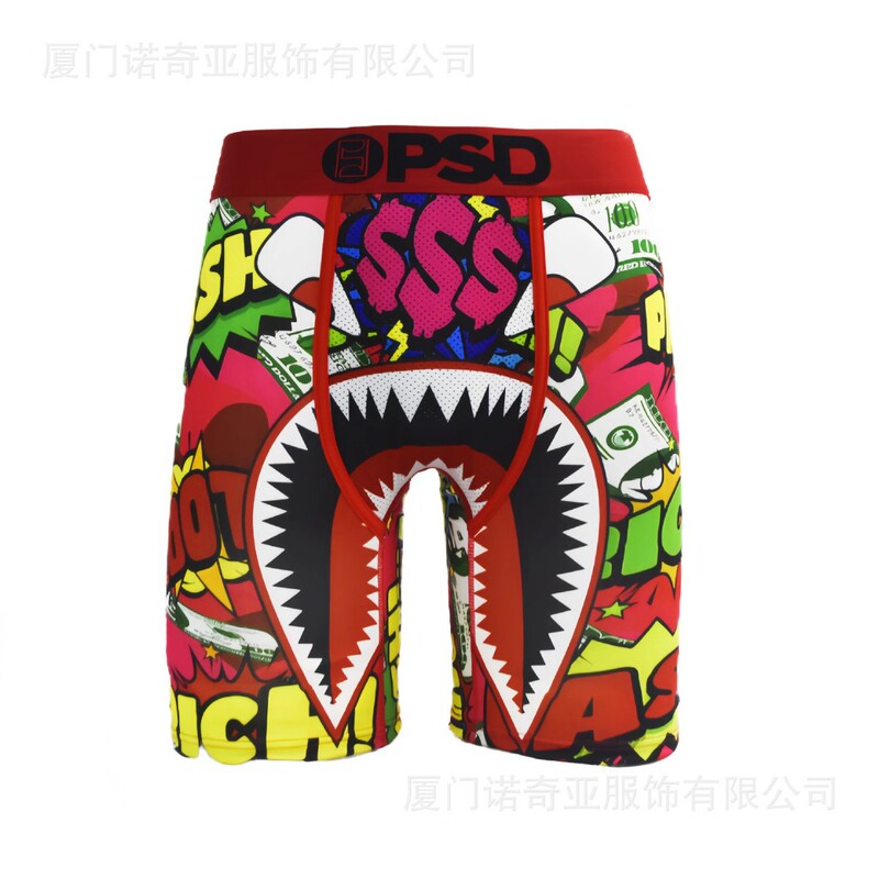 Psd Autumn New P143 Cross-Border Exclusive for Amazon Independent Station Popular Fashion Men's Underwear Print