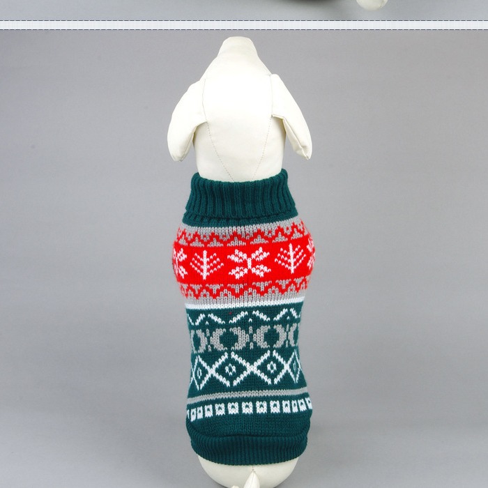Fabricante en stock lote mixto nuevo perro ropa perro suéter rombo multi-especificación punto ropa de mascotas