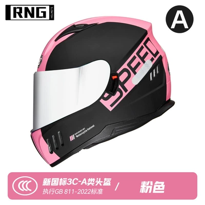 double lens riding helmet motorcycle | Motorcycle Safety Supplies - city-knight-pink-silver-plated-lenses-l-code-double-mirror