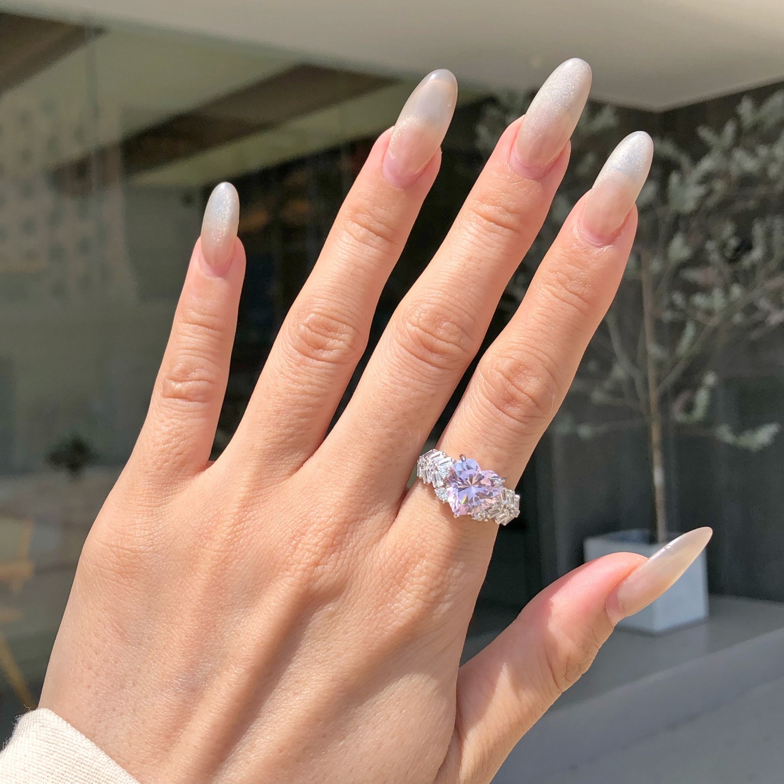 5g Weight Zircon Inlay Material Rings Classification 6, 7, 9 Ring Size 1 Piece Quantity Holiday, Daily Occasion 925 Sterling Silver Material Heart Shape, Bow Knot Pattern Women's Gender Plating, Inlay Design Sweet, Shiny Style 925 Sterling Silver Zircon Heart Shape Bow Knot Rings 17