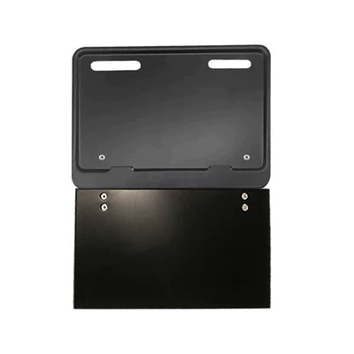 Suitable for use on modified short-tail Nömrə qabı - aluminum-alloy-pure-black-foldable-mudguard-adjustable-tightnessangle