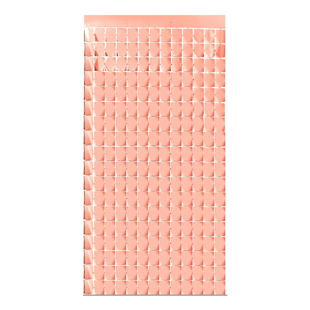 Cuadrado cuadrado cortina de seda de lluvia decoración de la pared de fondo 1 * 2m decoración brillante fábrica al por mayor comercio exterior