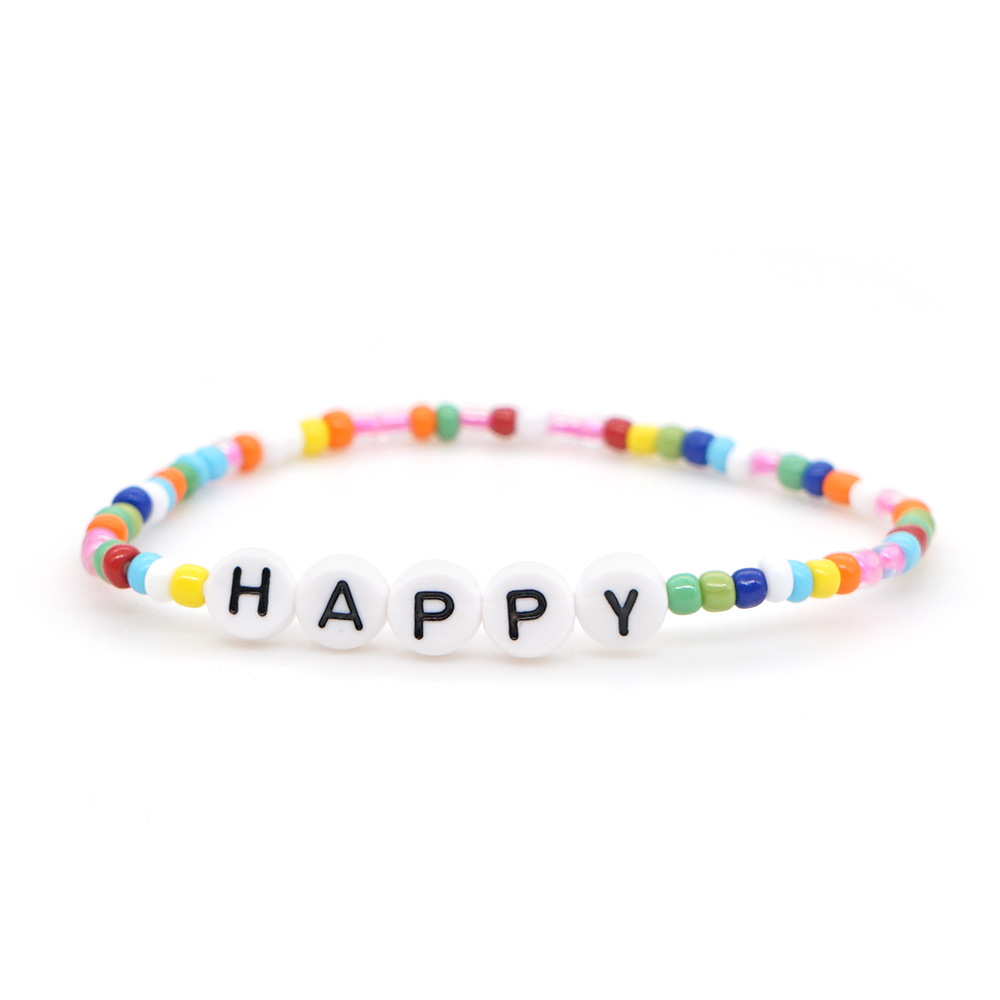 Bohemian Rainbow Bead Bracelet display picture 14