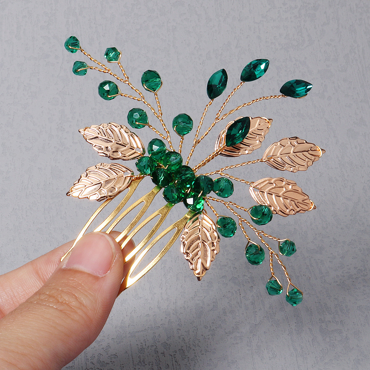 Daily Occasion Vintage Style Flower Rhinestone Inlay Rhinestones Hair Combs 1 Piece